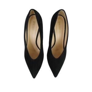 275Central Classic black suede heels made in Italy 39.5 US9